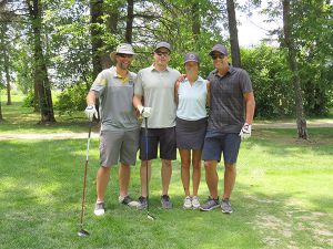 lh golf14 the overall mixed team winners